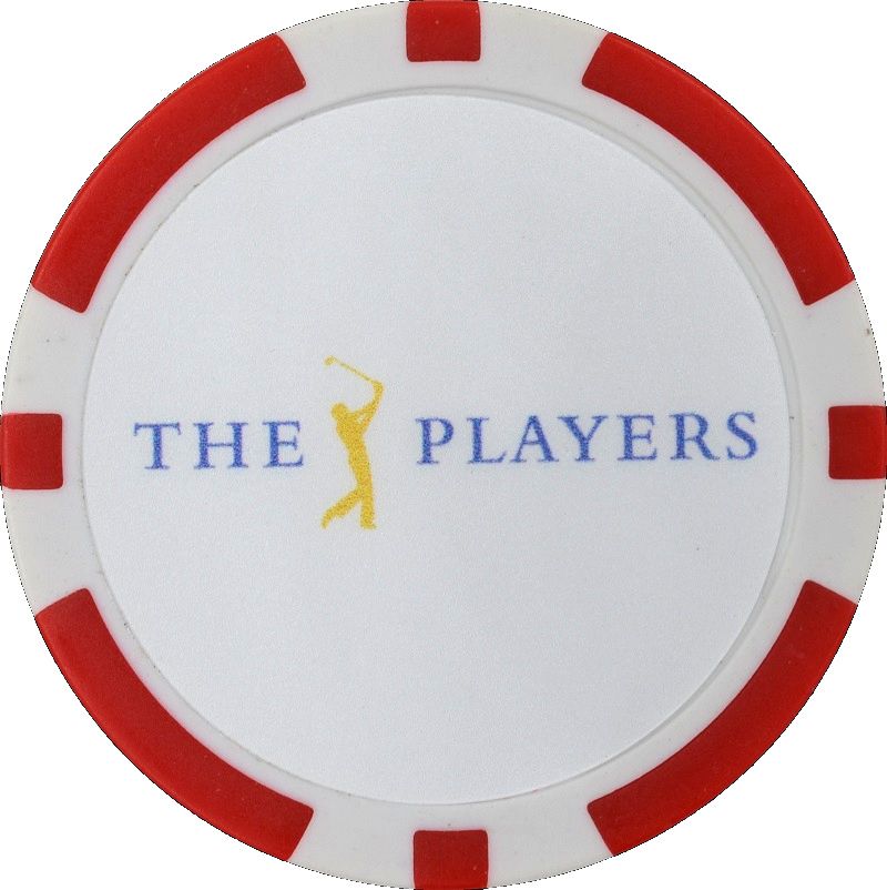 THE PLAYERS (TPC Sawgrass) Logo (RED) POKER CHIP Ball Mark eBay
